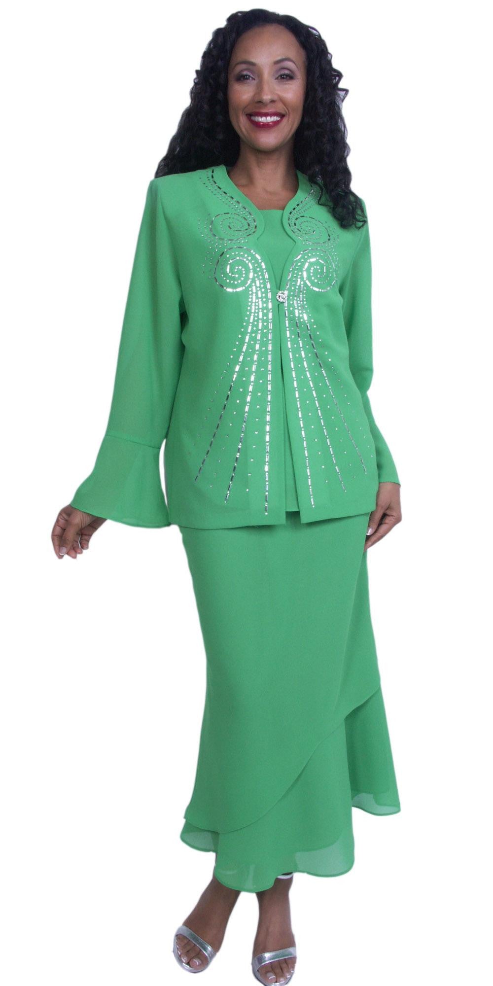 Hosanna 3852 Elegant Embellished Tea-Length Dress