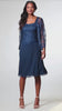 Sally Fashion 8485 Short Mother of Bride Dress Chiffon Knee Length Lace Jacket