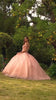 Cinderella Divine CD0185 Off The Shoulder Layered Tulle Ball Gown