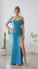 Nox Anabel E1043 Bustier Corset Satin Dress Detachable Off Shoulder Straps