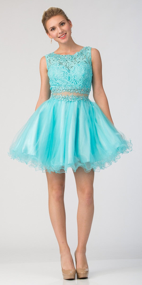 Tiffany Blue Cocktail Dress — free download