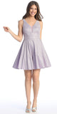 Celavie 6558 Short V-Neckline A-Line Party Dress