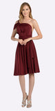 Poly USA 7020 Short Convertible Jersey Dress Burgundy 20 Different Looks
