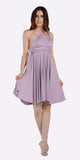 Poly USA 7020 Short Convertible Jersey Dress Lavender 20 Different Looks