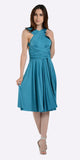 Poly USA 7020 Short Convertible Jersey Dress Teal 20 Different Looks