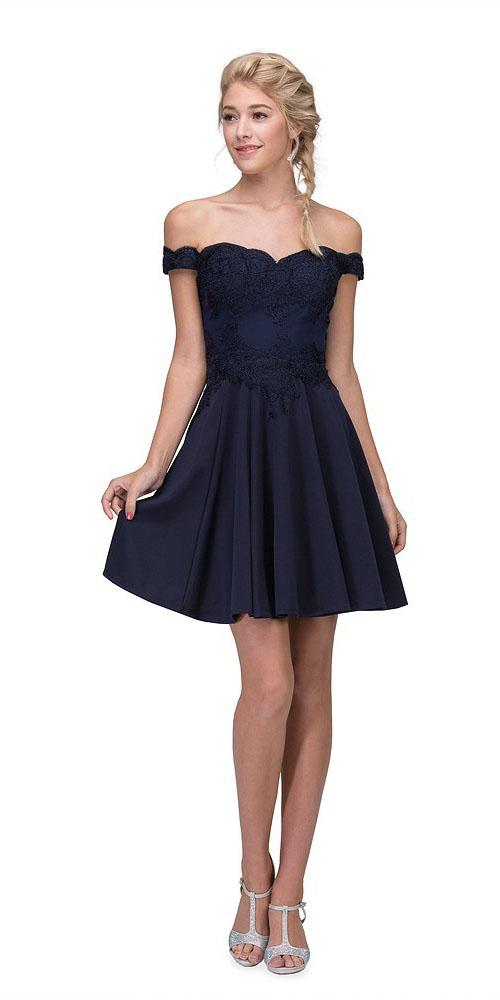 Eureka 9988 Homecoming Short Dress with Pockets