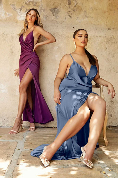 Cinderella Divine 7489 - Sangria and Smokey Blue