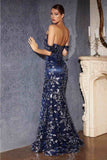 Cinderella Divine CB074 Dress - Smokey Blue