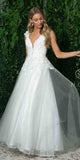 Nox Anabel JR930 Long A-Line Glitter Tulle Sleeveless Dress