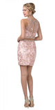 Aspeed USA L2281 Two-Piece Ruffled Long Quinceanera Dress Blush