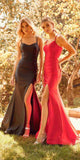 Nox Anabel T481 Dress - Black and Red