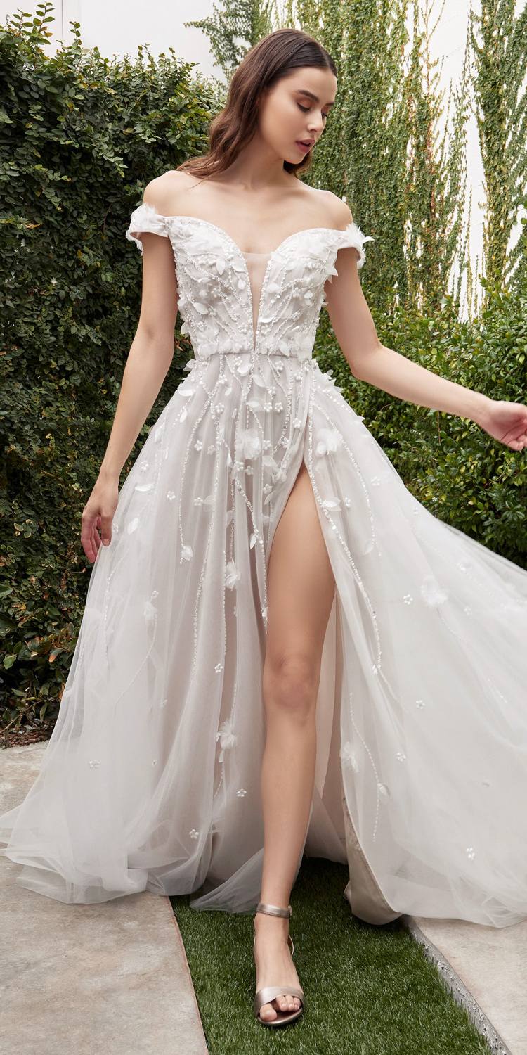 W1 White One Size 14 Charmin Off White Gown – Bridal Sense