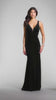 Poly USA | Ed Young 8298 Cut-Out Back Fitted Mermaid Long Dress Slit