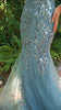 Andrea & Leo A1118 Long Fitted Mermaid Gown with Beaded Lace Applique