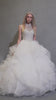 Juliet 1420 Crystal Beading Layered Tulle Skirt Quinceanera Dress