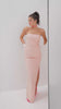 Eureka 9035 Strapless Fitted Sequin Gown Side Slit