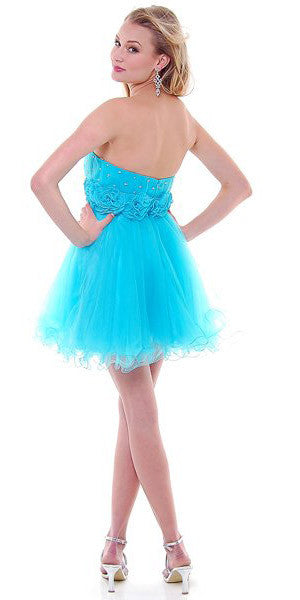 CLEARANCE - Cinderella Divine 414 Short A-Line Tulle Dress (Size 8)