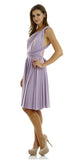 Short Convertible Jersey Dress Lavender 20 Different Looks