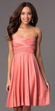 Short Convertible Jersey Dress Coral 20 Different Looks