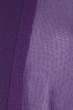 Purple Sheer Bolero Jacket Chiffon 3/4 Length Sleeve Bolero Zoom